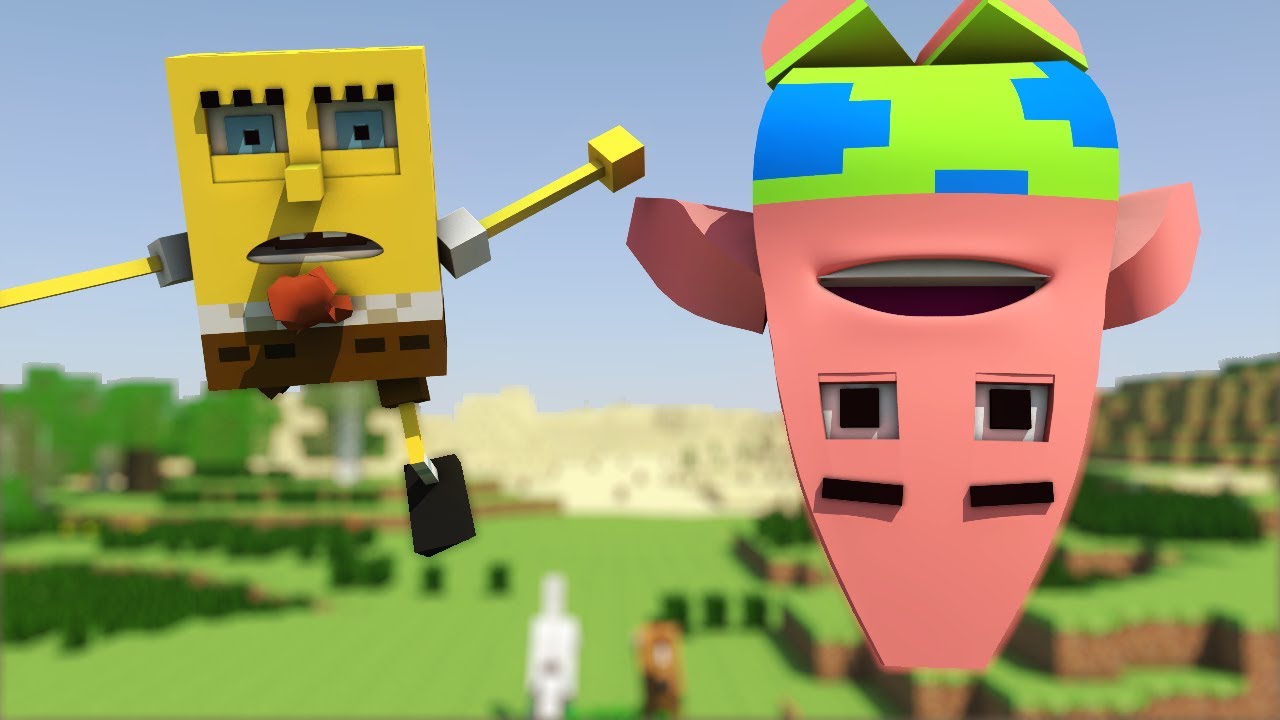 マインクラフト2のスポンジボブ アニメーション Spongebob In Minecraft 2 Animation Voicetube 動画で英語を学ぶ