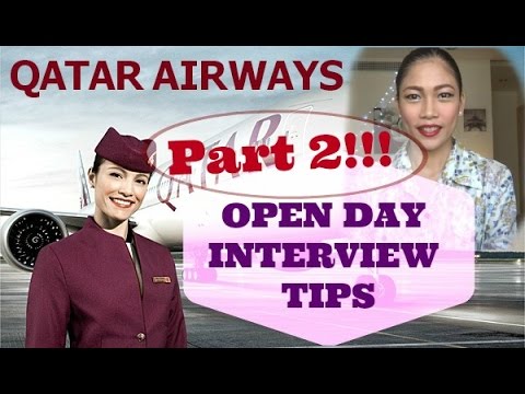 Qatar Airways Cabin Crew Open Day Interview Tips Part 2 Voicetube