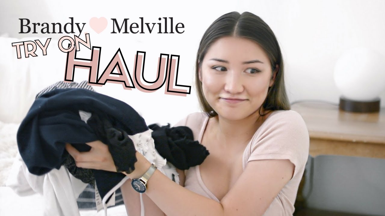 Brandy Melville try-on haul ~ clothes for school 
