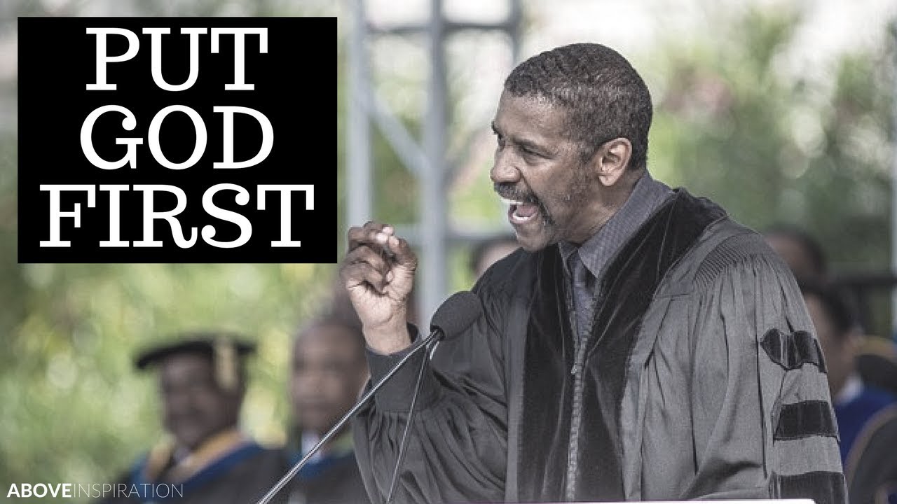 神を第一に置く デンゼル ワシントンのモチベーション 感動的な卒業式のスピーチ Put God First Denzel Washington Motivational Inspiring Commencement Speech Voicetube 動画で英語を学ぶ