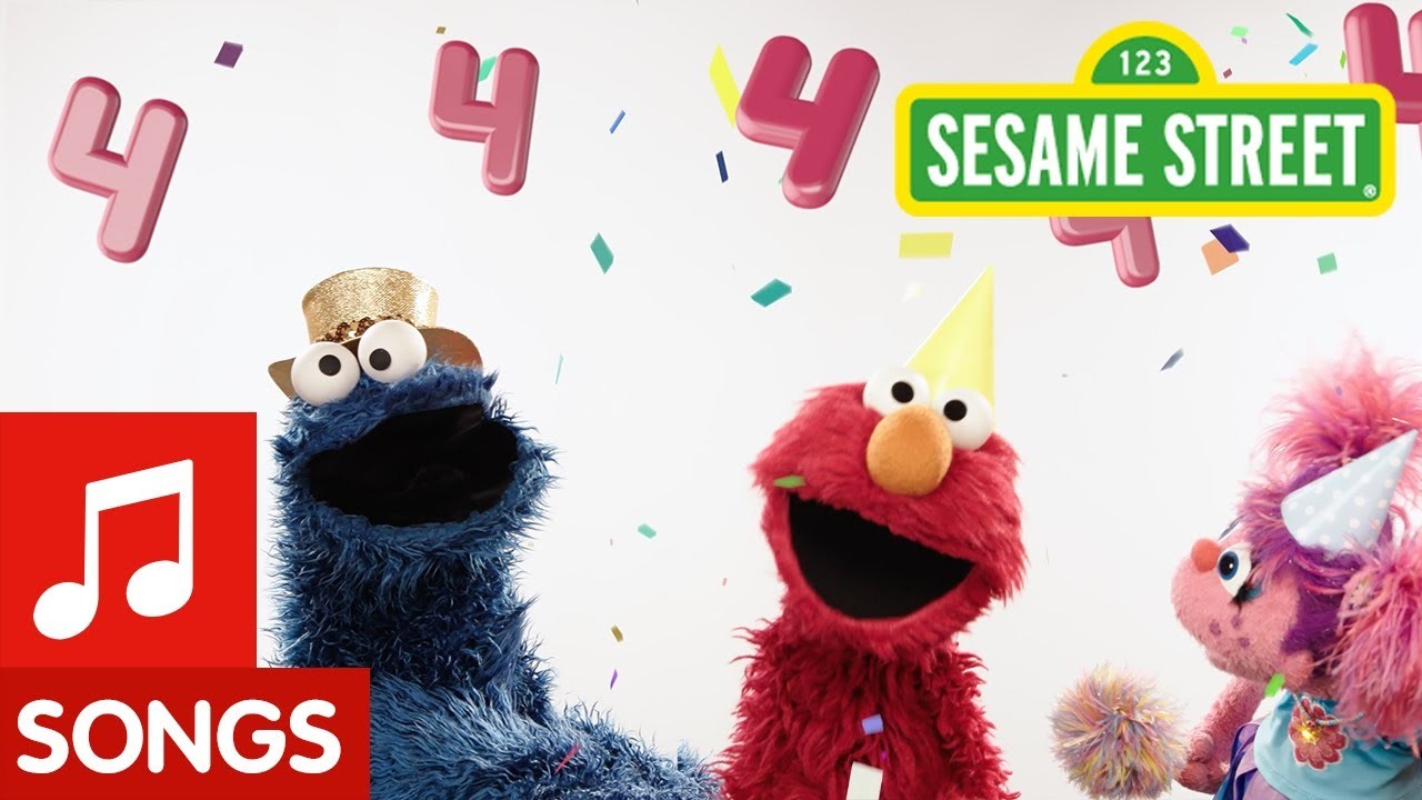 セサミストリート ハッピーバースデーソング You Re Four Sesame Street Happy Birthday Song You Re Four Voicetube 動画で英語を学ぶ