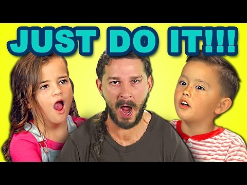 子供たちは Just Do It に反応する シャイア ラブーフのモチベーショナル スピーチ Kids React To Just Do It Shia Labeouf Motivational Speech Voicetube 動画で英語を学ぶ