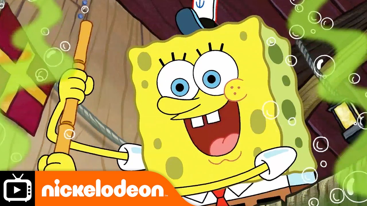 アニメで英語 スポンジ ボブ 邪悪なフライ返し Spongebob Squarepants Evil Spatula Nickelodeon Uk ボイスチューブ Voicetube 動画で英語を学ぶ