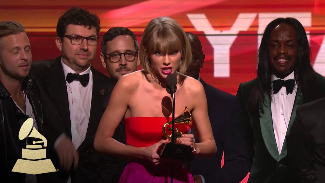 テイラー スウィフトのグラミー賞受賞 Taylor Swift Album Of The Year 58th Grammys Voicetube 動画で英語を学ぶ