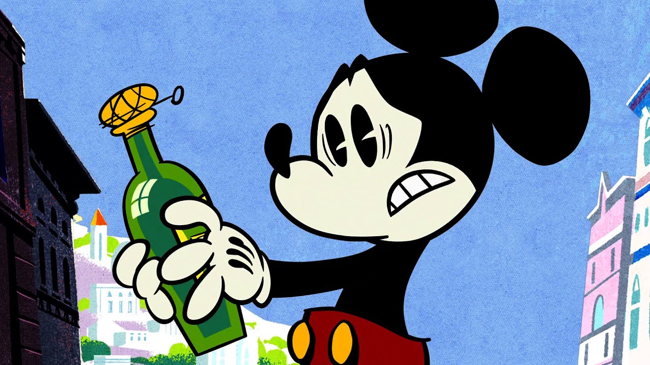 アニメで英語 ミッキー爆走 レモネードをミニーの元へ Bottle Shocked A Mickey Mouse Cartoon Disney Shorts ボイスチューブ Voicetube 動画で英語を学ぶ