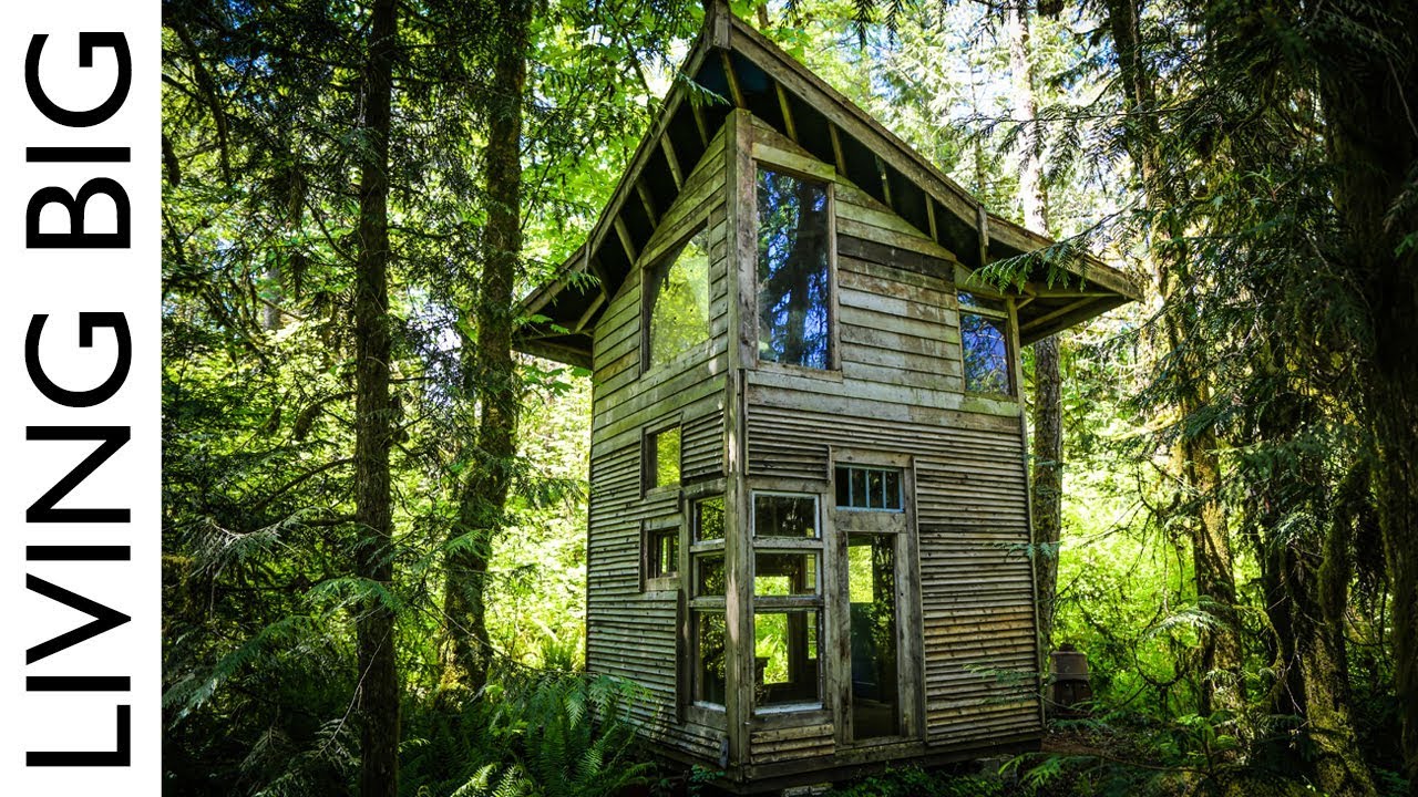 用打撈材料建造的森林小屋只需800元 Forest Cabin Built From Salvaged Materials Cost Only 800 Voicetube 看影片學英語