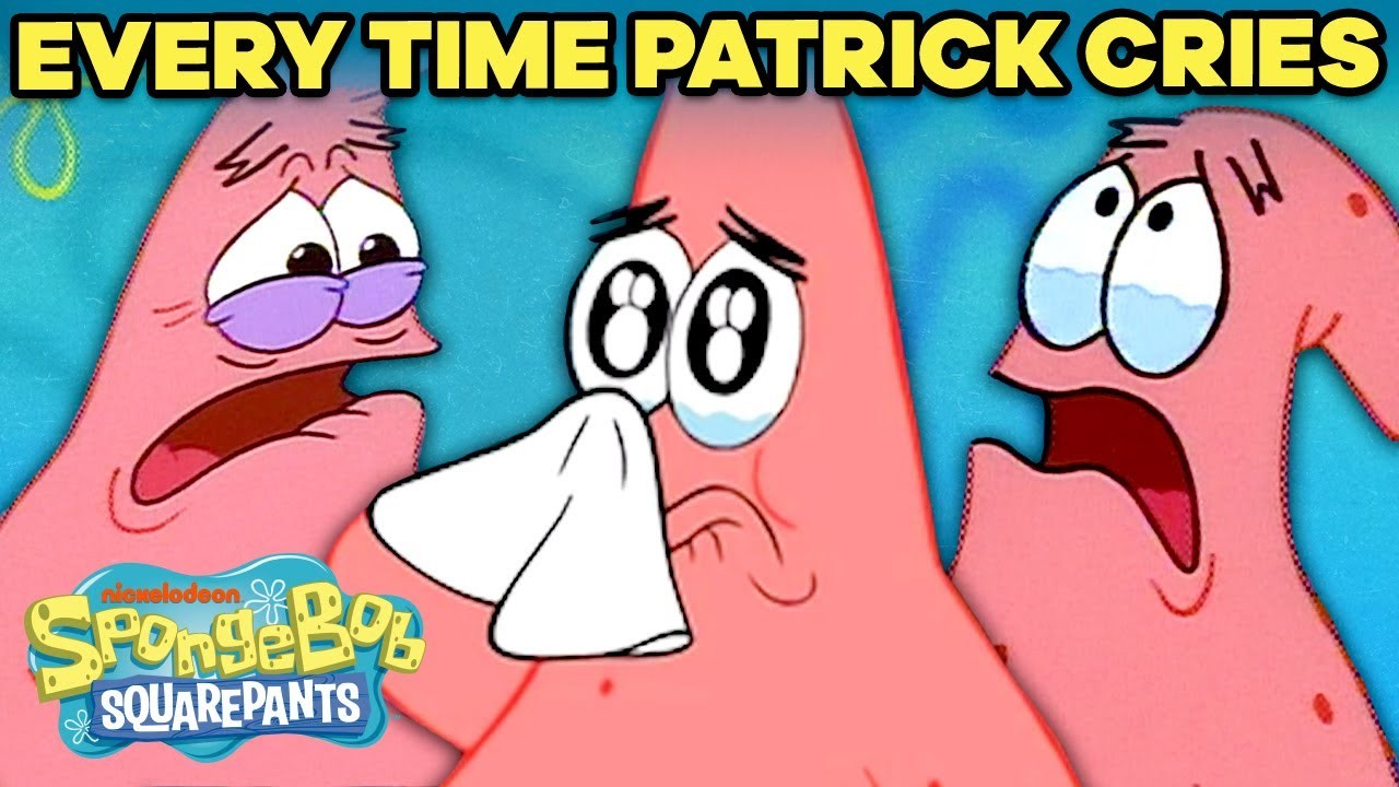 毎回パトリックは今まで泣いた スポンジボブ Every Time Patrick Ever Cried Spongebob Voicetube 動画で英語を学ぶ