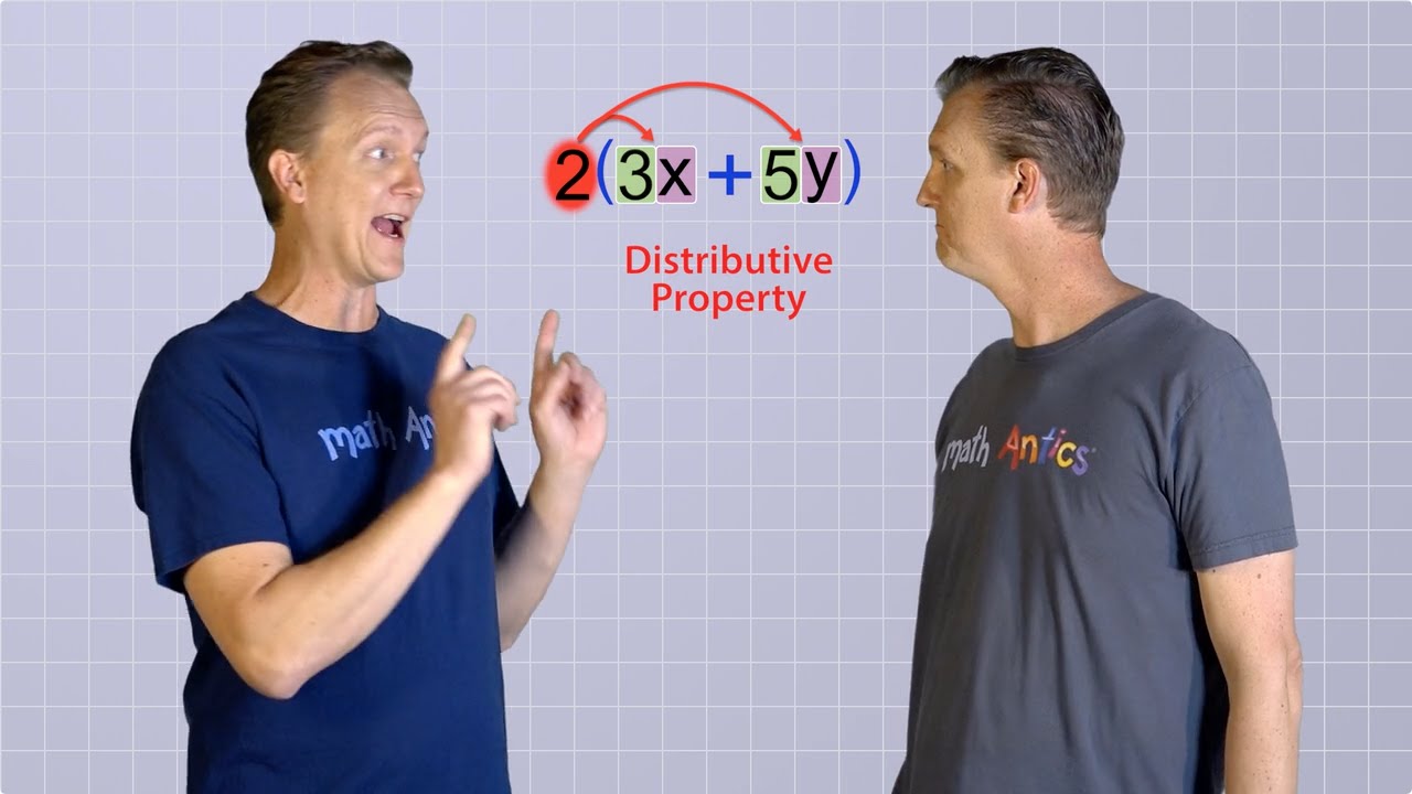 algebra basics the distributive property math antics voicetube learn english through videos