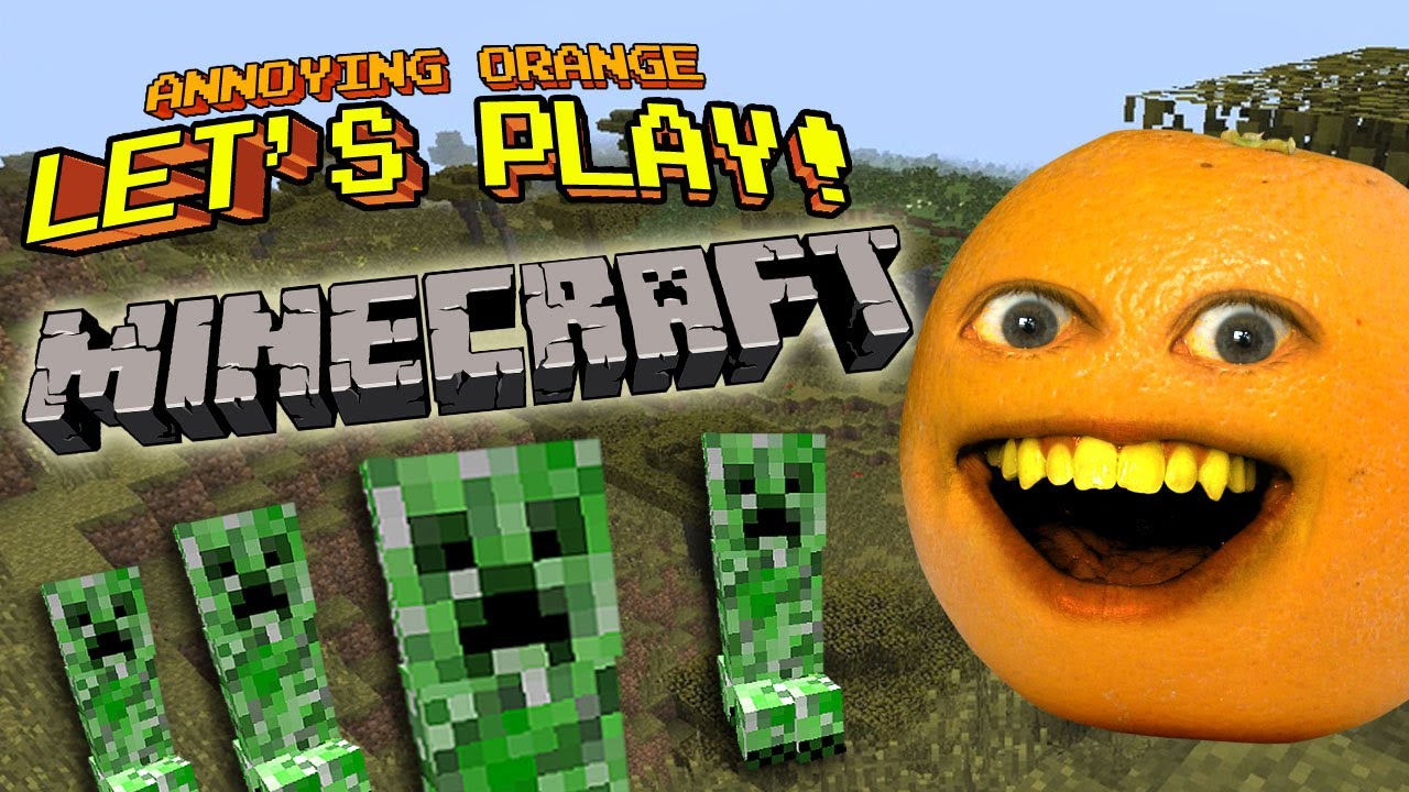 Annoying Orange Let's Play! - MINECRAFT - VoiceTube《看影片學英語》